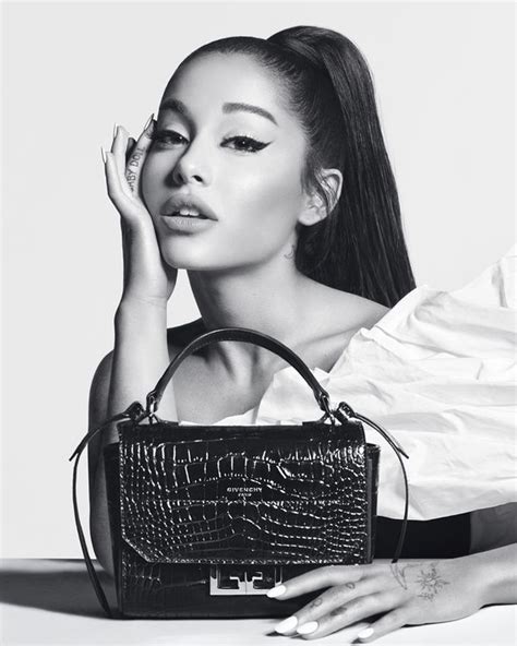 givenchy ariana grande bag|Ariana Grande advertising.